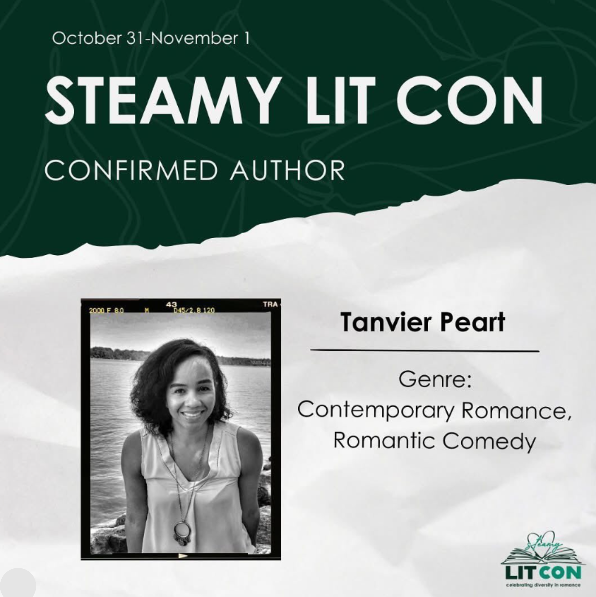 Tanvier Peart at Steamy Lit Con 2025