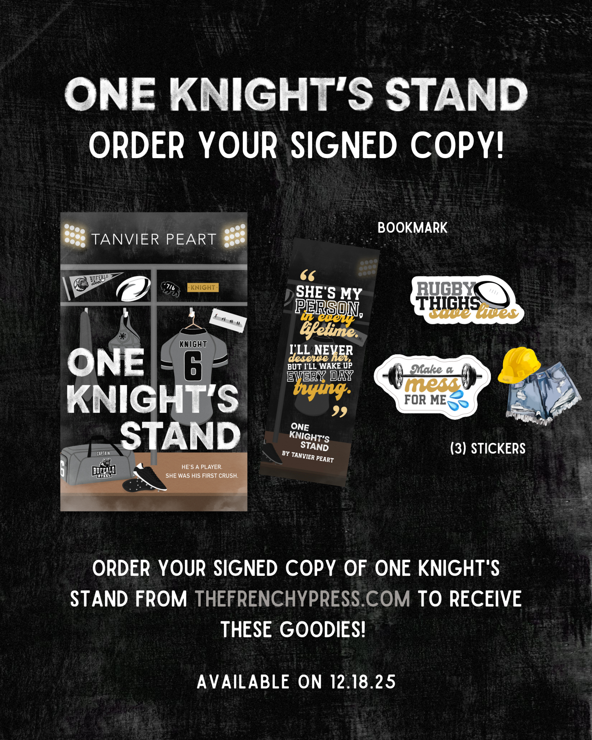 One Knight's Stand rugby rom-com by Tanvier Peart