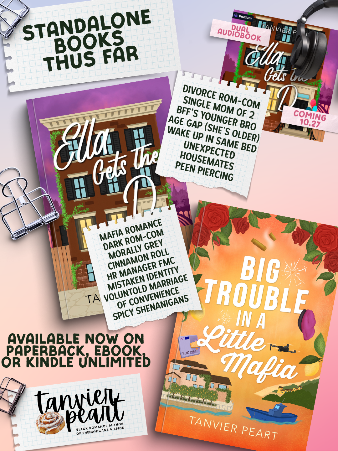 Tanvier Peart romance author standalone books