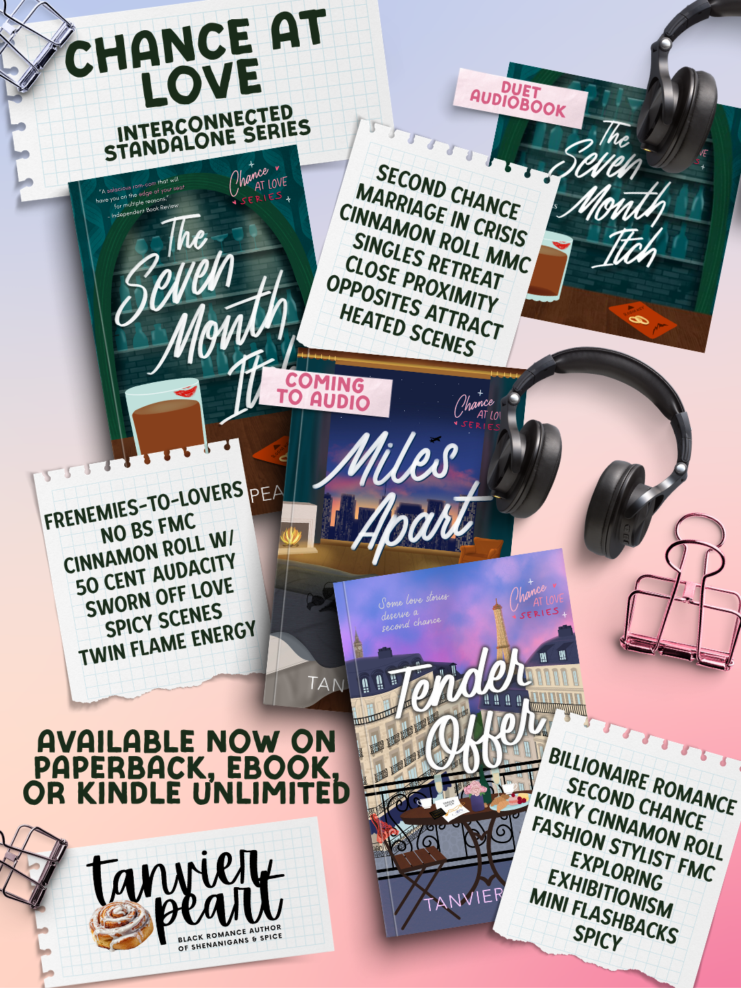 Tanvier Peart romance author Chance at Love Series