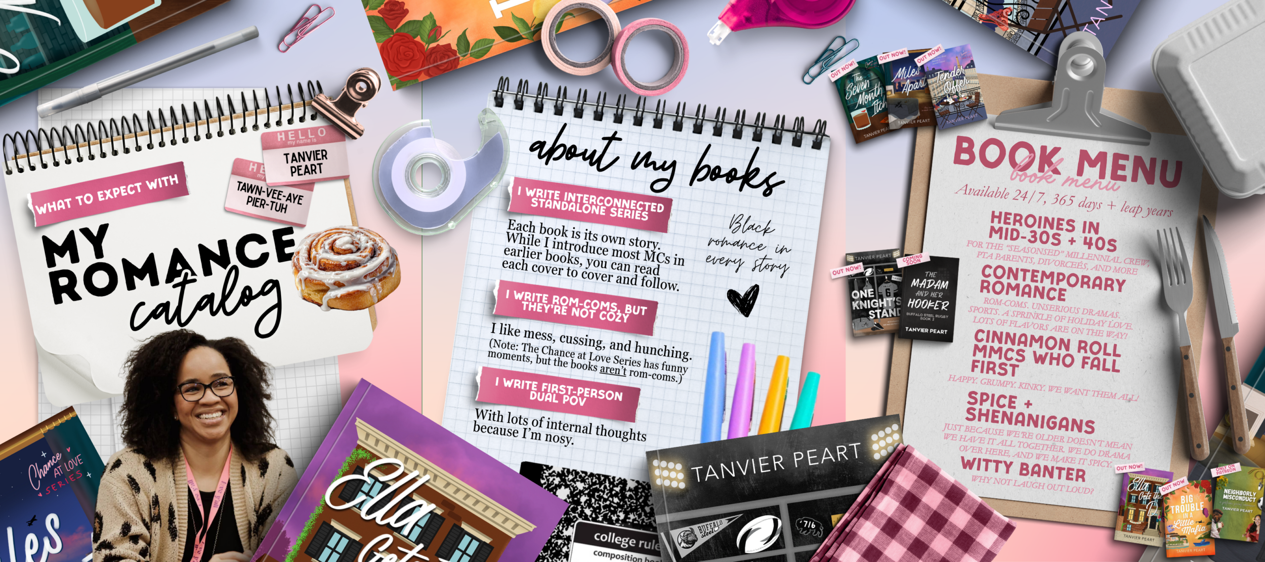 Tanvier Peart romance author catalog